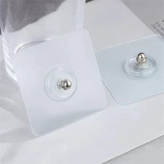 Punch Free Screw Stickers – Strong Adhesive Wall Hooks for No Drill Mounting