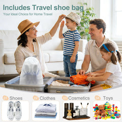 Shoe Washing Machine Bag – Reusable Laundry Bag for Sneakers with Microfiber & Zipper (Yellow)