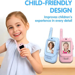 2-Piece Rechargeable Kids Video Walkie Talkie Set K300