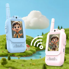 2-Piece Rechargeable Kids Video Walkie Talkie Set K300