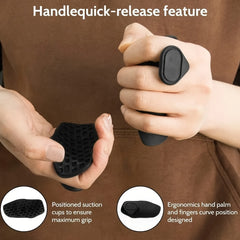 Weightlifting Grip Pads Gloves – Fingerless Fitness Gloves with Silicone Palm Grip for Gym & Strength Training