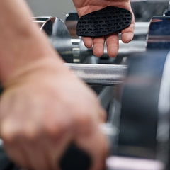 Weightlifting Grip Pads Gloves – Fingerless Fitness Gloves with Silicone Palm Grip for Gym & Strength Training