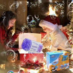 36 Holes Bubble Gun Bazooka for Kids – Automatic Bubble Blaster Machine Toy with High Output