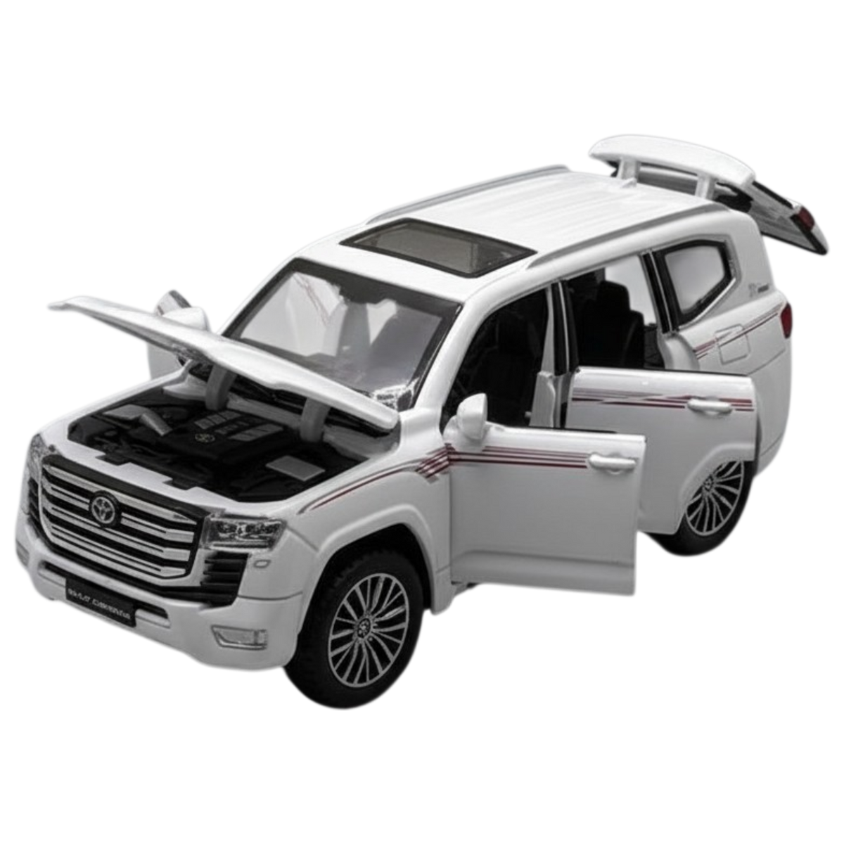 Alloy Toyota Land Cruiser Die-Cast Toy Car – Realistic Collectible SUV Model for Kids