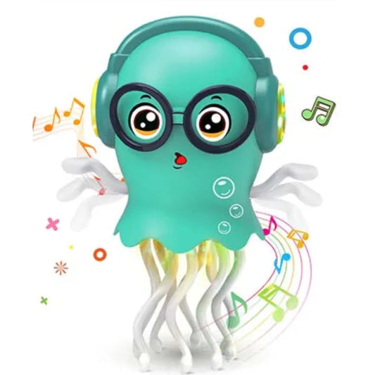 Dancing Jellyfish Toy for Kids – Musical Electric Twist Toy with LED Lights for Boys & Girls - alternate view