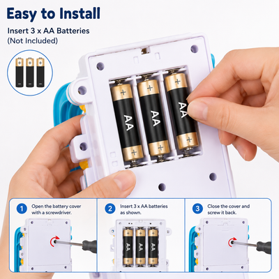 Insert batteries