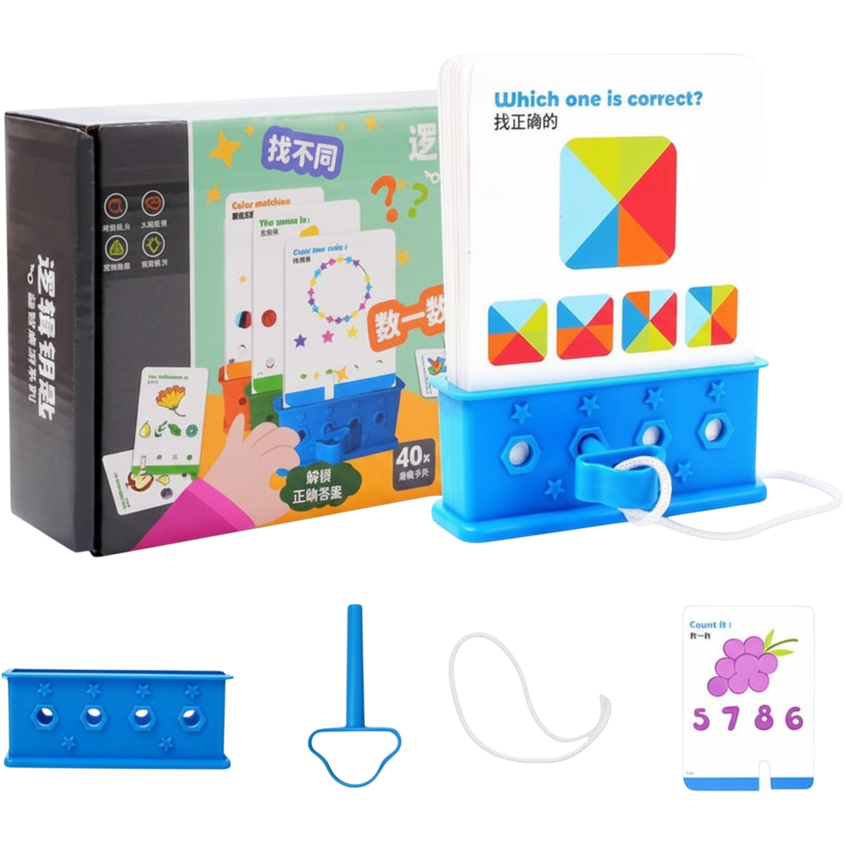 Brain Teaser Logic Game – Educational Puzzle & Critical Thinking Game for Kids