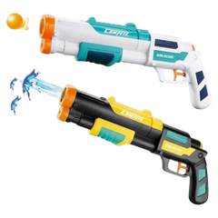 2-in-1 Magic Toy Blaster – Water Blaster & Soft Foam Dart Launcher with Target Set
