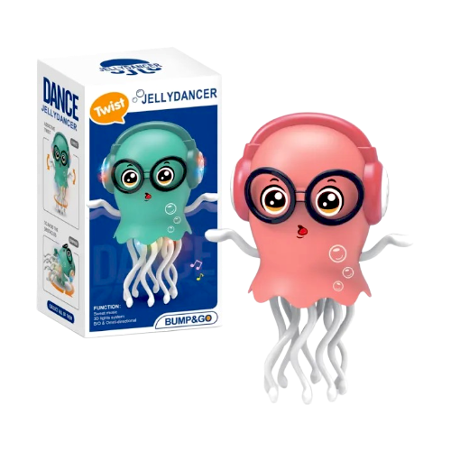 Dancing Jellyfish Toy for Kids – Musical Electric Twist Toy with LED Lights for Boys & Girls