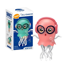 Dancing Jellyfish Toy for Kids – Musical Electric Twist Toy with LED Lights for Boys & Girls