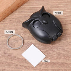 3PCS Owl Key Holder Wall Hooks – Automatic Open Close Eyes Key Rack for Home Decor & Organization