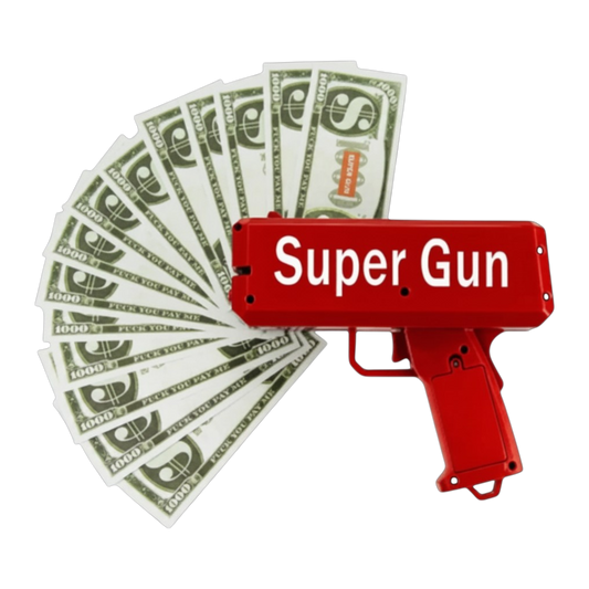 Super Money Spray Gun for Kids – Pretend Play Cash Launcher Toy - alternate view