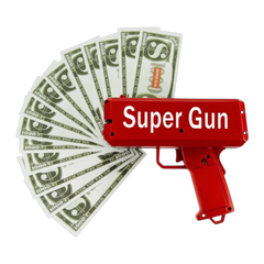 Super Money Spray Gun for Kids – Pretend Play Cash Launcher Toy