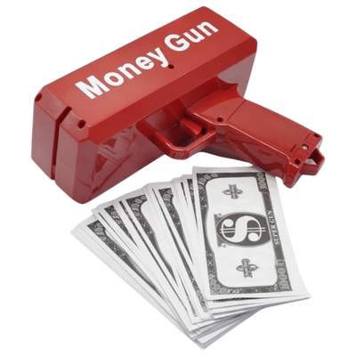 Super Money Spray Gun for Kids – Pretend Play Cash Launcher Toy