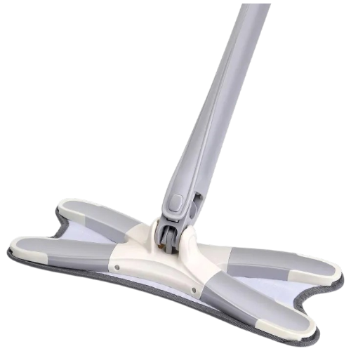 X-Type Flat Floor Mop with Microfiber Cloth – 360°