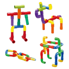 Pipe Blocks Building Set for Kids – Creative STEM Construction Toy
