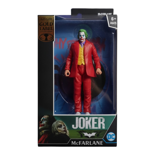 McFarlane Batman Series The Joker: Joaquin Phoenix – Red – 7 inch Action Figure - alternate view