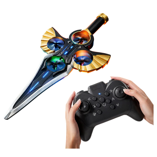 RC Flying Sword Drone – LED Remote Control Flying Toy for Kids