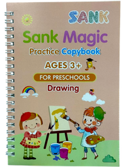 Sank Magic Calligraphy Practice Books – Reusable Handwriting & Tracing Set for Kids Learning