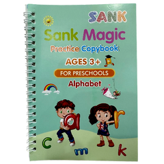 Sank Magic Calligraphy Practice Books – Reusable Handwriting & Tracing Set for Kids Learning