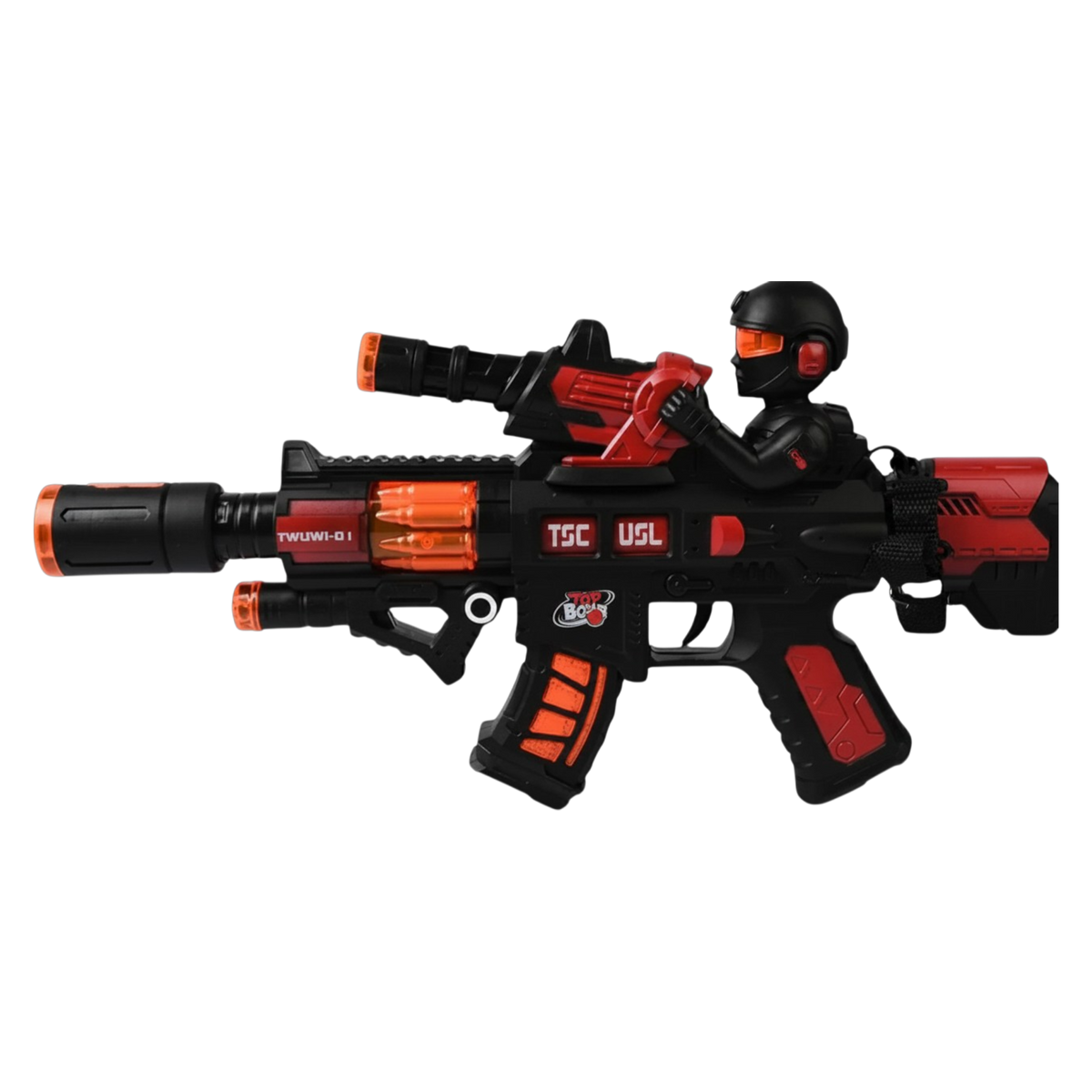 Shoot Elite Electric Toy Blaster with Music & Sound – Interactive Battery-Operated Toy for Kids