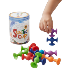Suction Blocks – 16-Piece Sensory Building Set for Creative Play