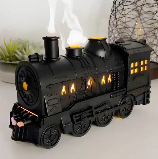 Creative Train Aroma Diffuser – Ultrasonic Cool Mist Humidifier with Dual Spray, LED Light & Remote Control - alternate view