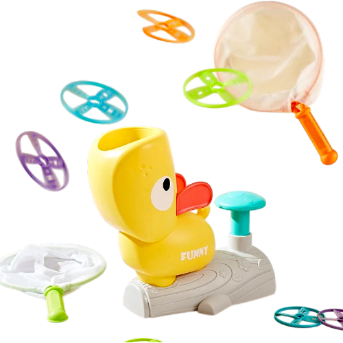 Flying Disc Launcher Toy – Automatic Saucer Shooting Machine for Kids